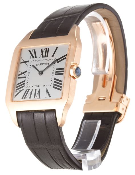 cartier santos dumont watch replica|cartier santos dumont large model.